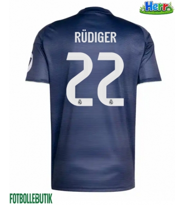 Real Madrid Antonio Rudiger #22 Bortatröja 2025-26 Kortärmad